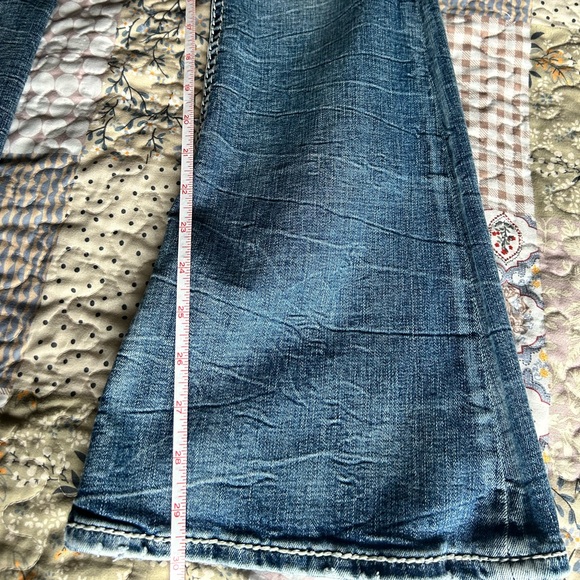 Rock Revival Faded Blue Flare Jeans - Picture 8 of 10